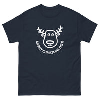 100% cotton classic tee "MERRY CHRISTMAS DEER"