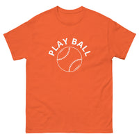 100% cotton tee "PLAY BALL"