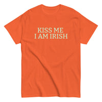 100% cotton classic tee "KISS ME I'M IRISH"