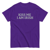 100% cotton classic tee "KISS ME I'M IRISH"