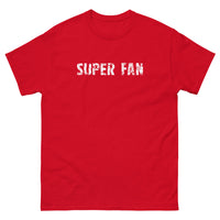 100% cotton classic tee "SUPER FAN"