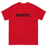 100% cotton classic tee  "MERRY"