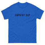 100% cotton men's classic tee "EMPATHY GAP"