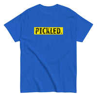 100% cotton classic tee. "PICKLED."