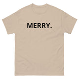 100% cotton classic tee  "MERRY"