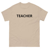 100% cotton classic tee "TEACHER"