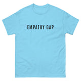 100% cotton men's classic tee "EMPATHY GAP"