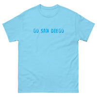 100% cotton men's classic tee "GO SAN DIEGO"