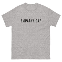 100% cotton men's classic tee "EMPATHY GAP"