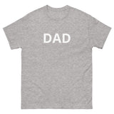 100% cotton classic tee with a more structured look...trendy! "DAD"