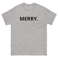 100% cotton classic tee  "MERRY"