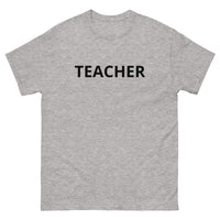 100% cotton classic tee "TEACHER"