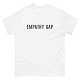 100% cotton men's classic tee "EMPATHY GAP"