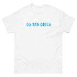 100% cotton men's classic tee "GO SAN DIEGO"