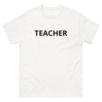 100% cotton classic tee "TEACHER"