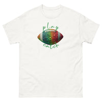 100% cotton classic tee "PLAY CATCH"