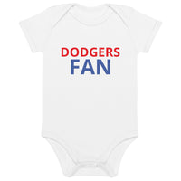 Organic cotton baby onesie "DODGERS FAN"