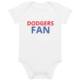 Organic cotton baby onesie "DODGERS FAN"