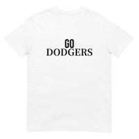 100% cotton t-shirt  "GO DODGERS"