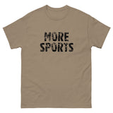 100% cotton classic tee "MORE SPORTS"