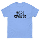 100% cotton classic tee "MORE SPORTS"