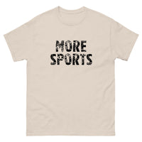 100% cotton classic tee "MORE SPORTS"