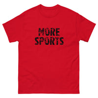 100% cotton classic tee "MORE SPORTS"