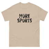 100% cotton classic tee "MORE SPORTS"