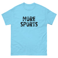 100% cotton classic tee "MORE SPORTS"