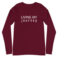 Long Sleeve Tee "LIVING MY JOURNEY"