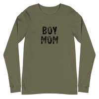 Unisex Long Sleeve Tee "BOY MOM"