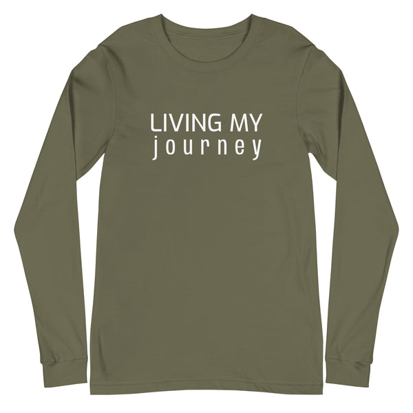 Long Sleeve Tee "LIVING MY JOURNEY"