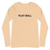 Unisex Long Sleeve Tee "PLAY BALL"