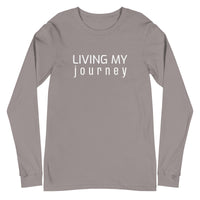 Long Sleeve Tee "LIVING MY JOURNEY"