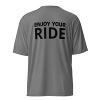 Performance crew neck t-shirt "ENJOY YOUR RIDE" (on back of shirt)