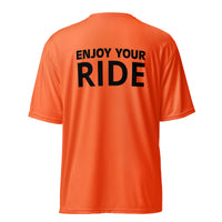 Performance crew neck t-shirt "ENJOY YOUR RIDE" (on back of shirt)