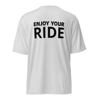 Performance crew neck t-shirt "ENJOY YOUR RIDE" (on back of shirt)