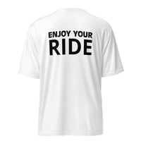 Performance crew neck t-shirt "ENJOY YOUR RIDE" (on back of shirt)