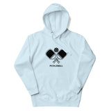 Cotton hoodie with matching drawstrings, and a front pocket - "PICKLEBALL"