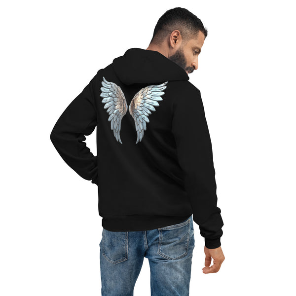 Fleece hoodie with WINGS