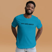 Soft and lightweight T-shirt "OUT AND ABOUT"