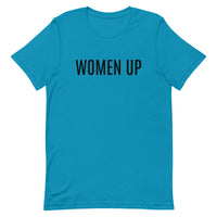 Unisex t-shirt feels soft and lightweight "WOMEN UP"