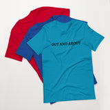 Soft and lightweight T-shirt "OUT AND ABOUT"