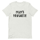 Unisex t-shirt feels soft and lightweight "MOM'S FAVORITE"