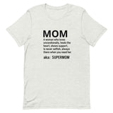 Unisex t-shirt feels soft and lightweight "MOM"