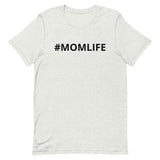 100% Cotton Short Sleeve Jersey T-Shirt "#MOMLIFE"