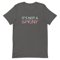 Unisex soft & lightweight t-shirt  "IT'S NOT A SPRINT"