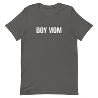 Unisex t-shirt feels soft and lightweight "BOY MOM"