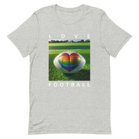 SOFT and comfy t-shirt - "FOOTBALL WITH HEART"