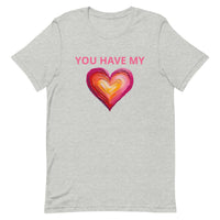 Soft and lightweight t-shirt "HEART"